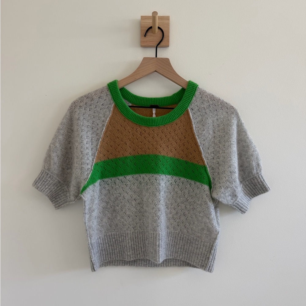 Free People 100% Cashmere Short Sleeve Sweater – Size S